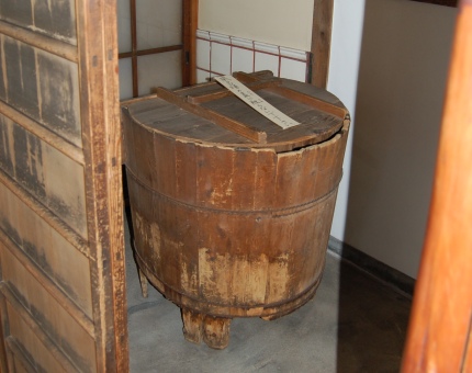 寺田屋にある当時を彷彿とさせる風呂。